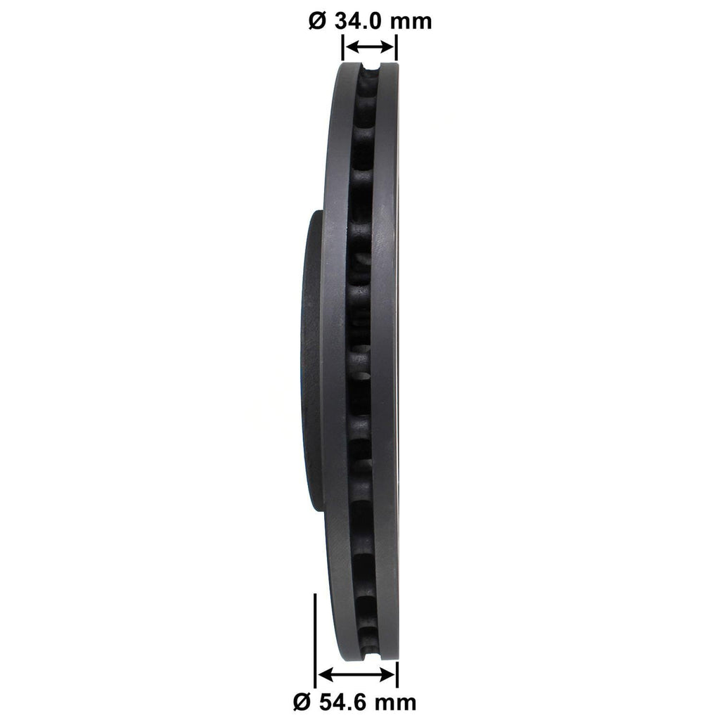 Gold Disc Brake Rotor 72243DG