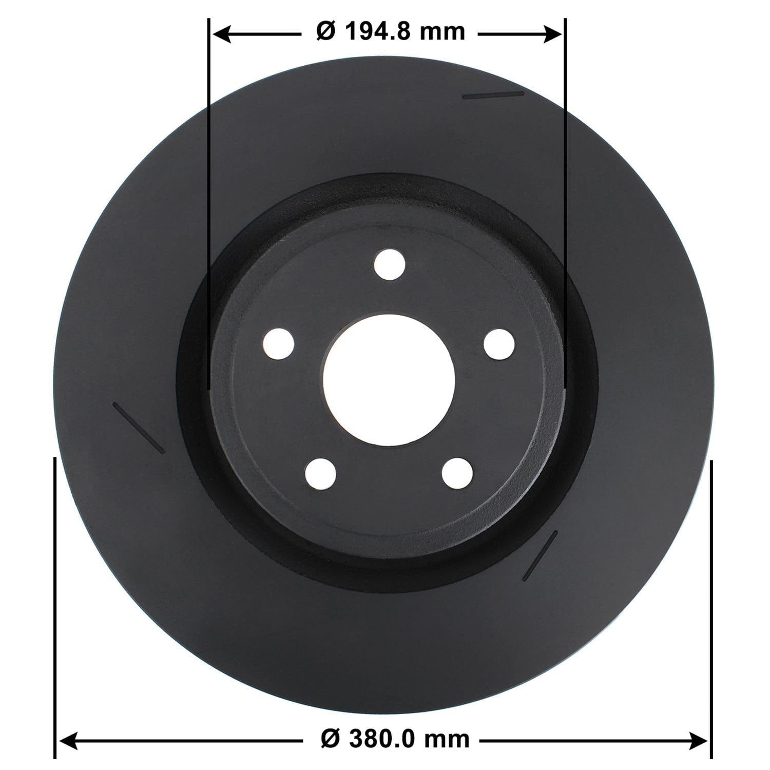 Gold Disc Brake Rotor 72243DG