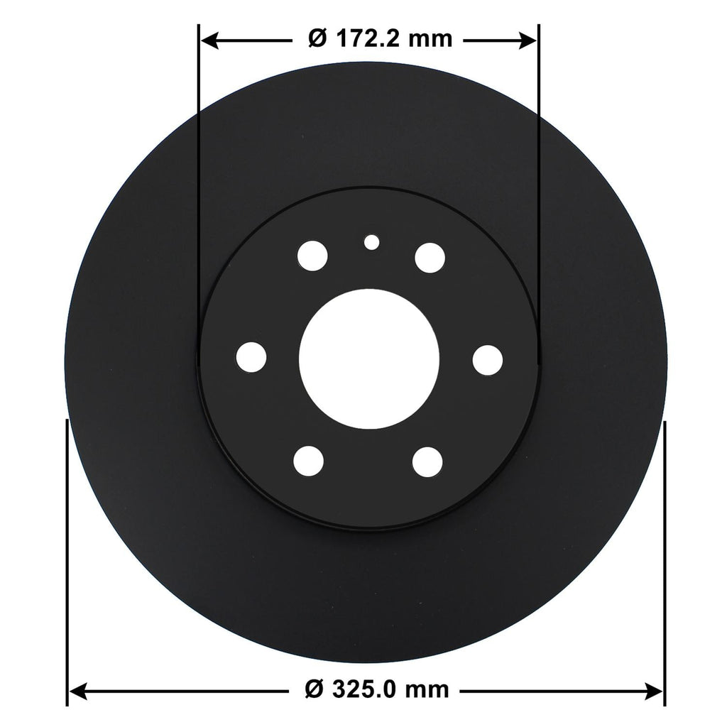 Gold Disc Brake Rotor 72501DG