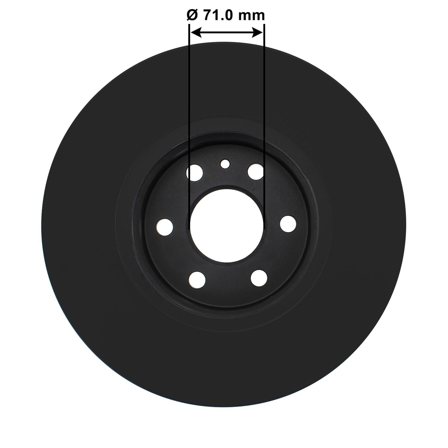 Gold Disc Brake Rotor 72501DG