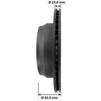 Severe Duty Disc Brake Rotor 72502SD