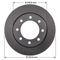 Severe Duty Disc Brake Rotor 72510SD