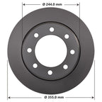 Severe Duty Disc Brake Rotor 72510SD