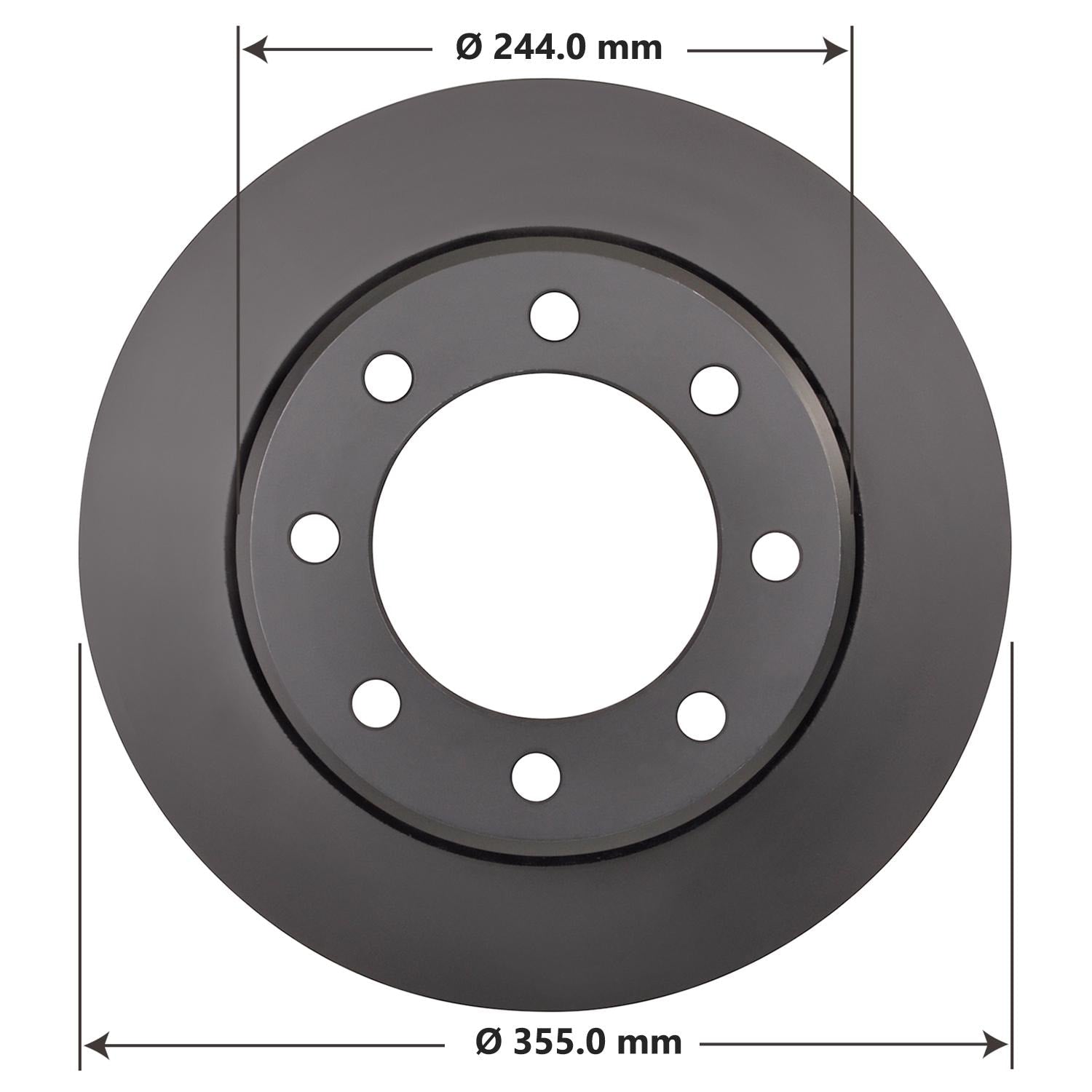 Severe Duty Disc Brake Rotor 72510SD