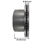 Severe Duty Disc Brake Rotor 72510SD