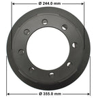 Severe Duty Disc Brake Rotor 72510SD