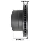 Severe Duty Disc Brake Rotor 72514SD