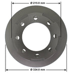 Severe Duty Disc Brake Rotor 72514SD