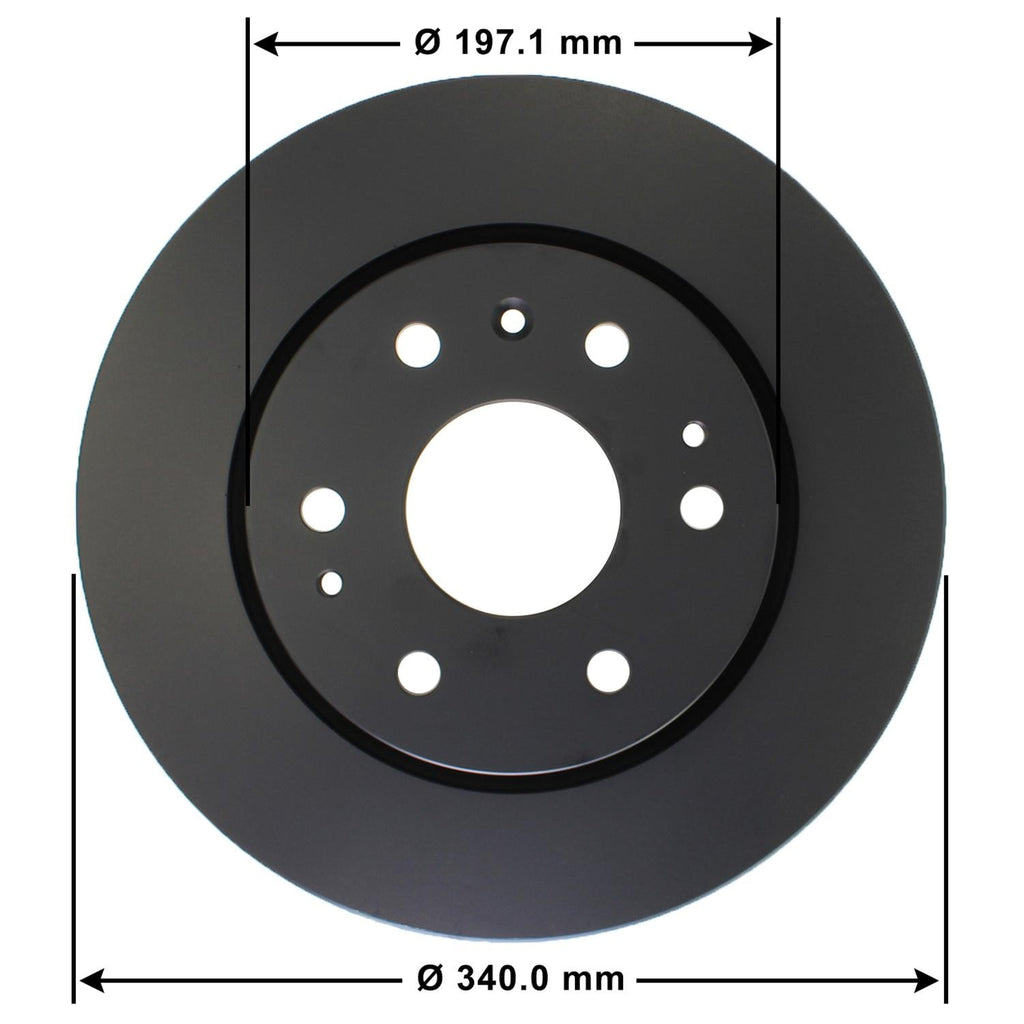 Gold Disc Brake Rotor 72533DG