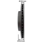 Severe Duty Disc Brake Rotor 72533SD