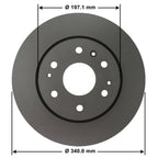 Severe Duty Disc Brake Rotor 72533SD
