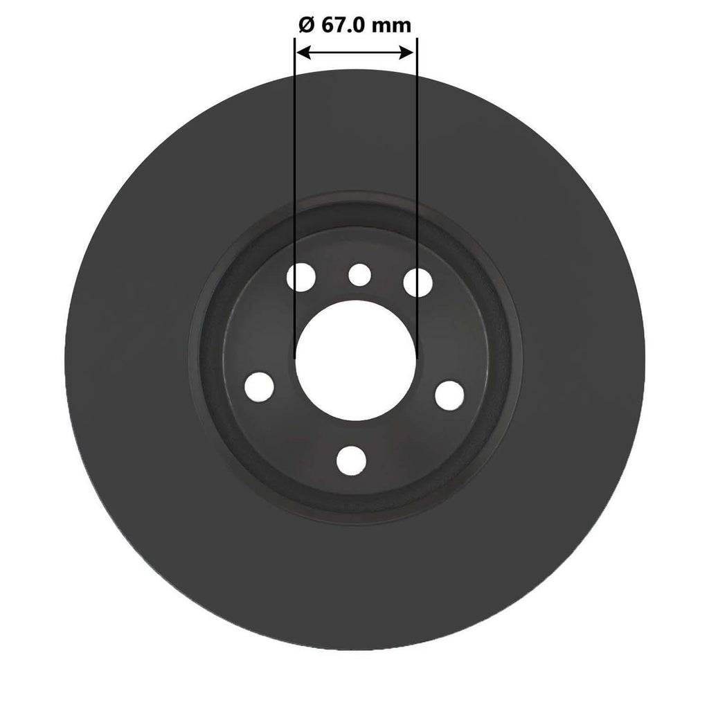 Gold Disc Brake Rotor 73057DG