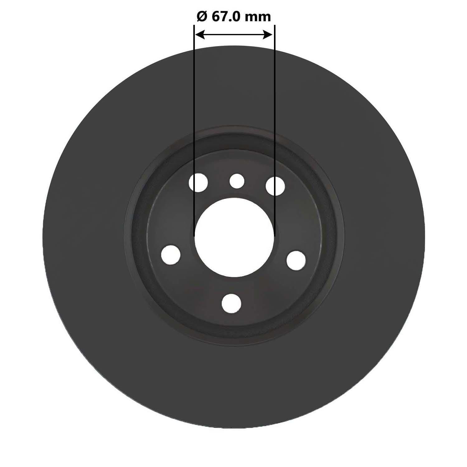 Gold Disc Brake Rotor 73057DG