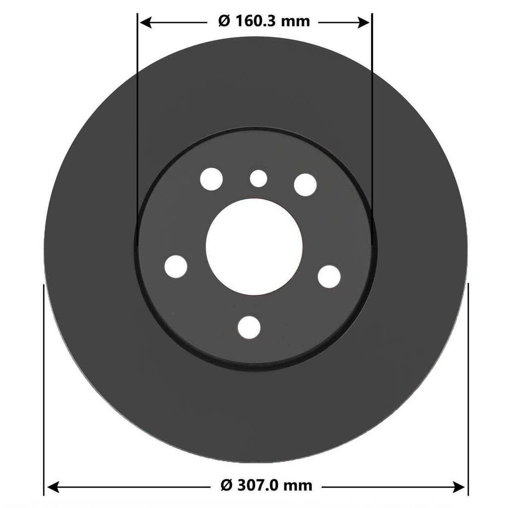Gold Disc Brake Rotor 73057DG