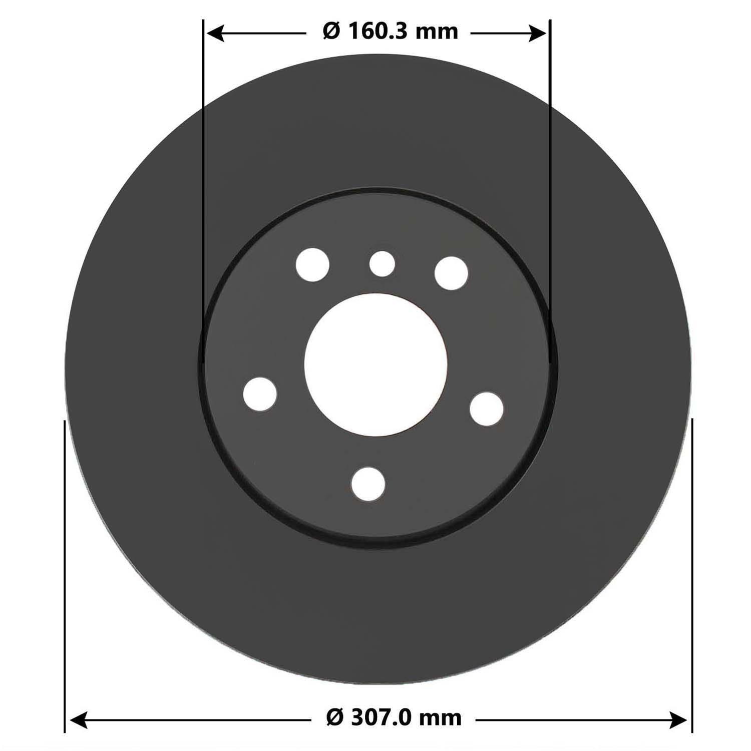 Gold Disc Brake Rotor 73057DG