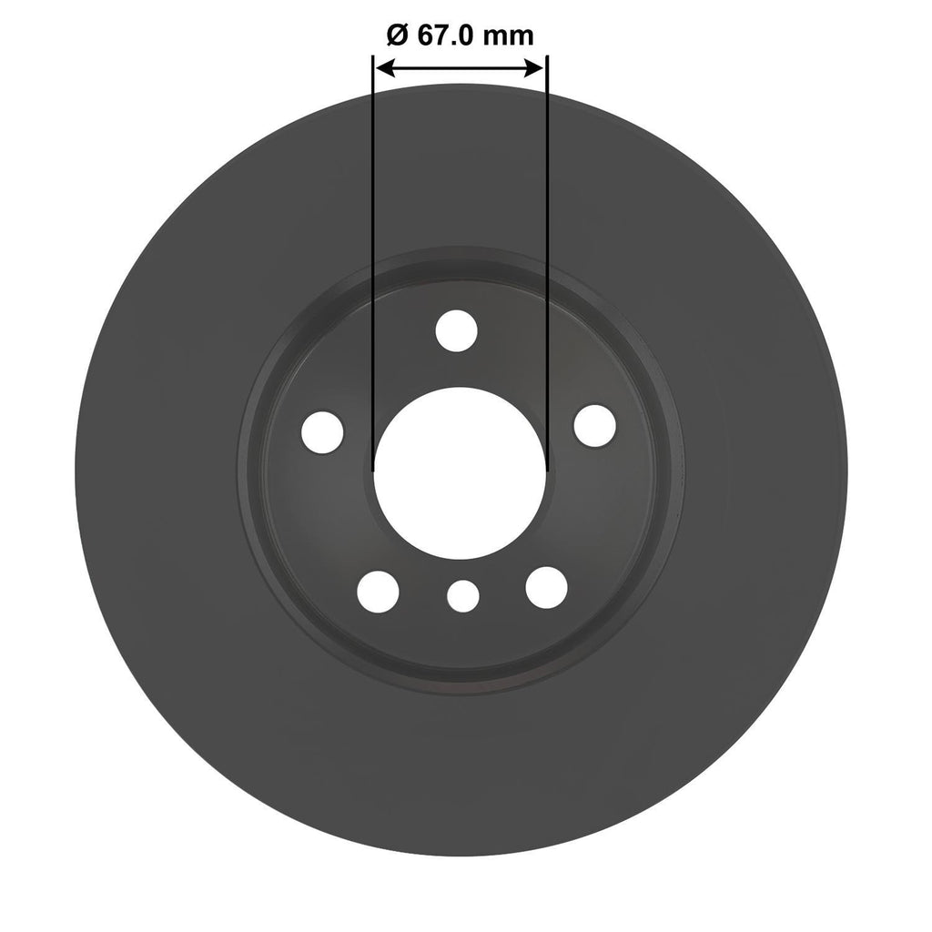 Gold Disc Brake Rotor 73058DG