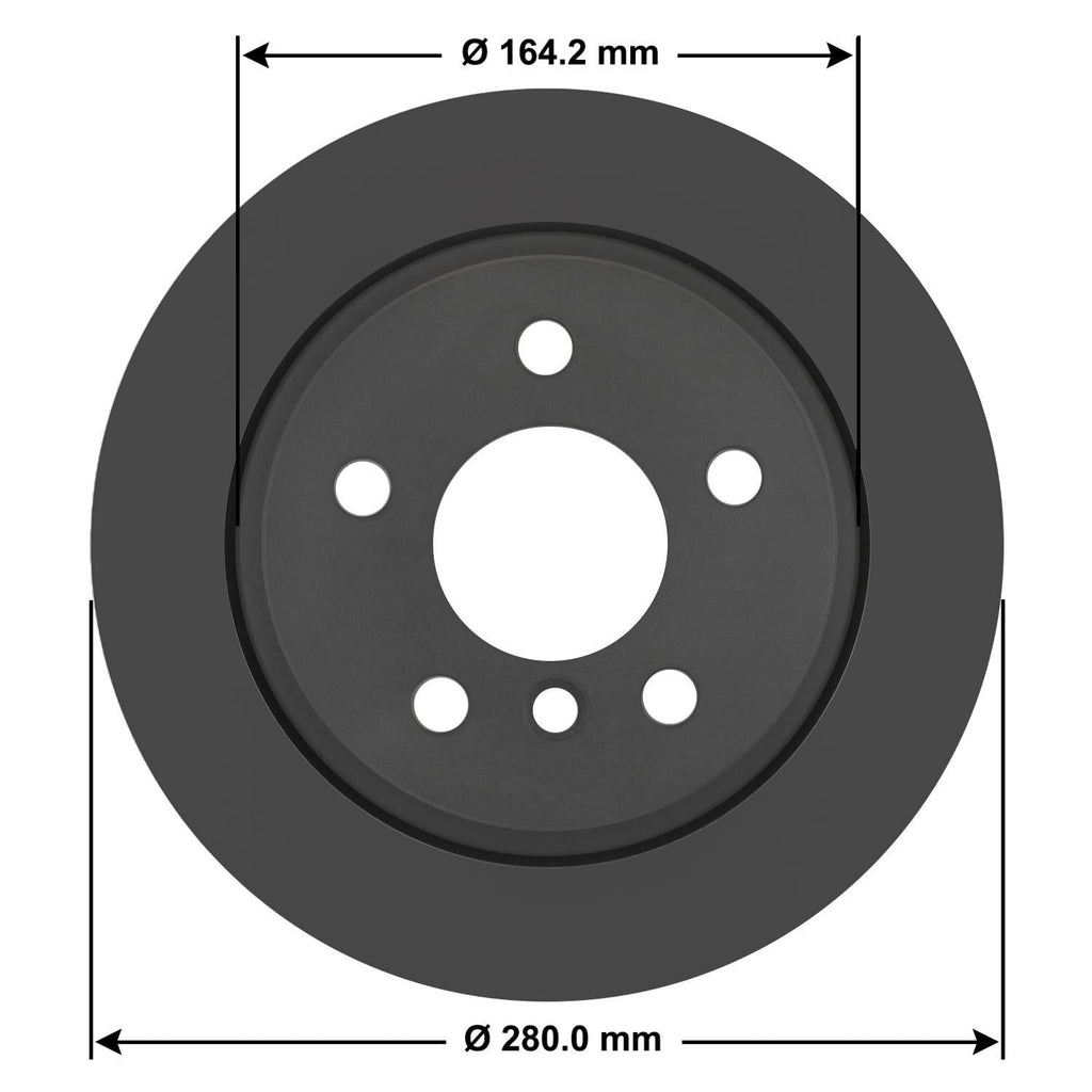 Gold Disc Brake Rotor 73058DG