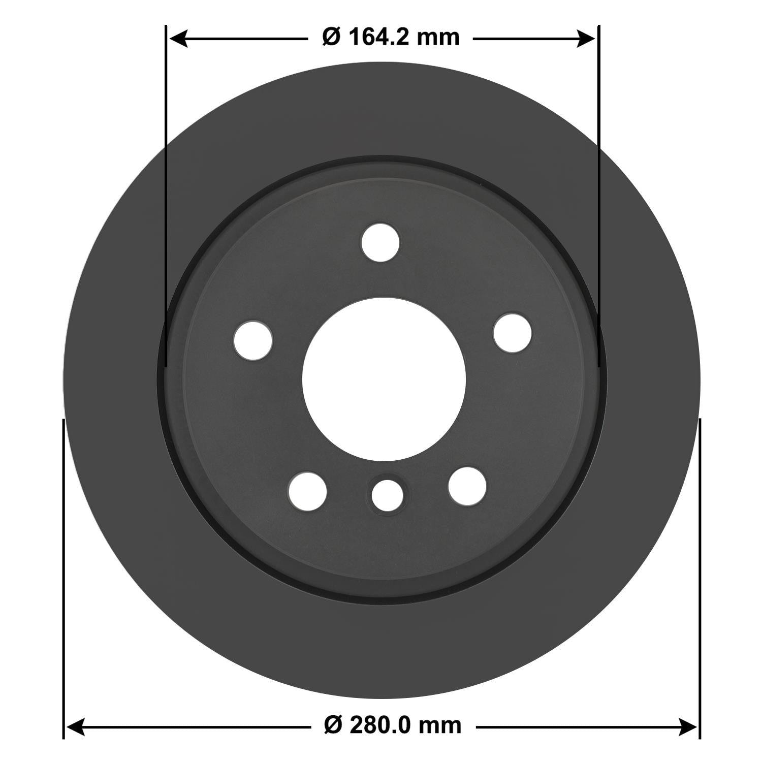 Gold Disc Brake Rotor 73058DG