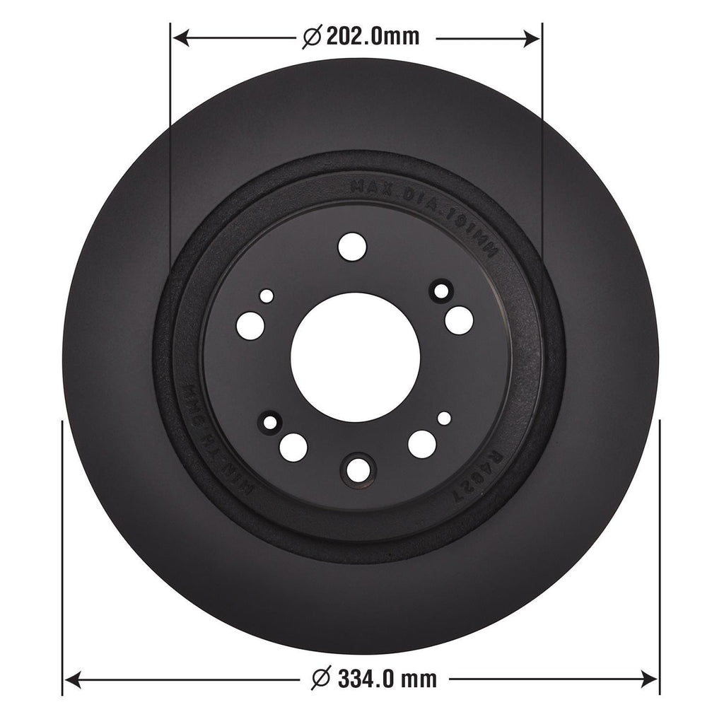 Gold Disc Brake Rotor 74001DG