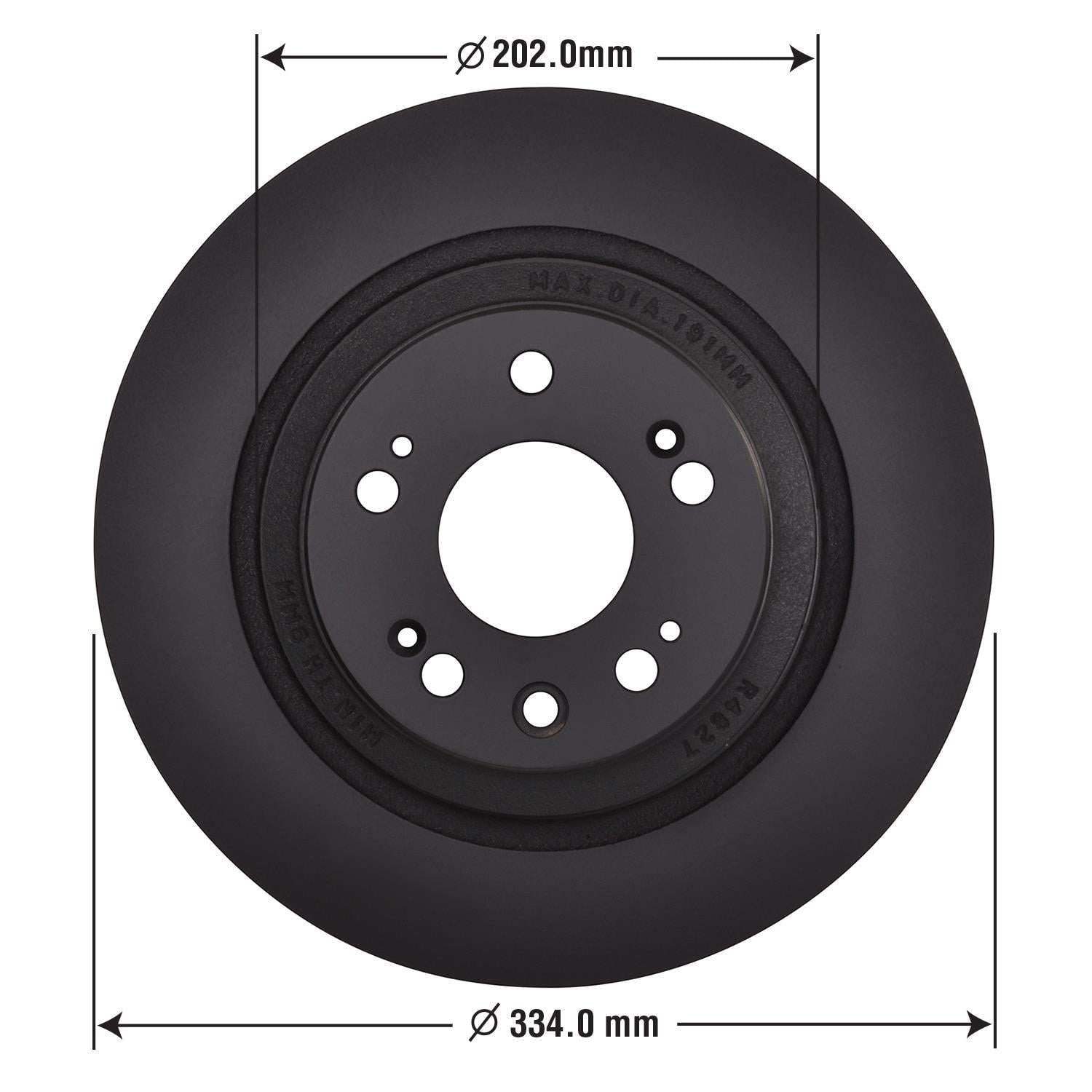 Gold Disc Brake Rotor 74001DG