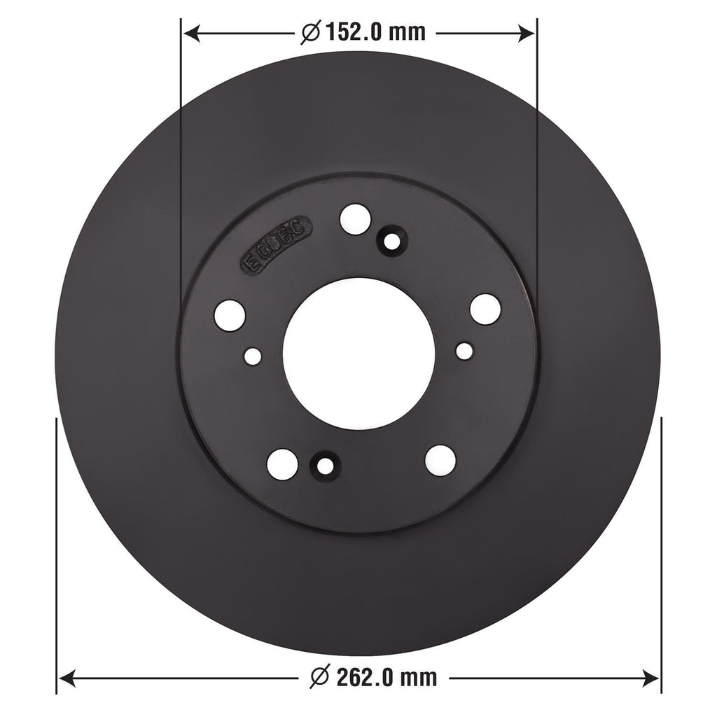 Gold Disc Brake Rotor 74007DG