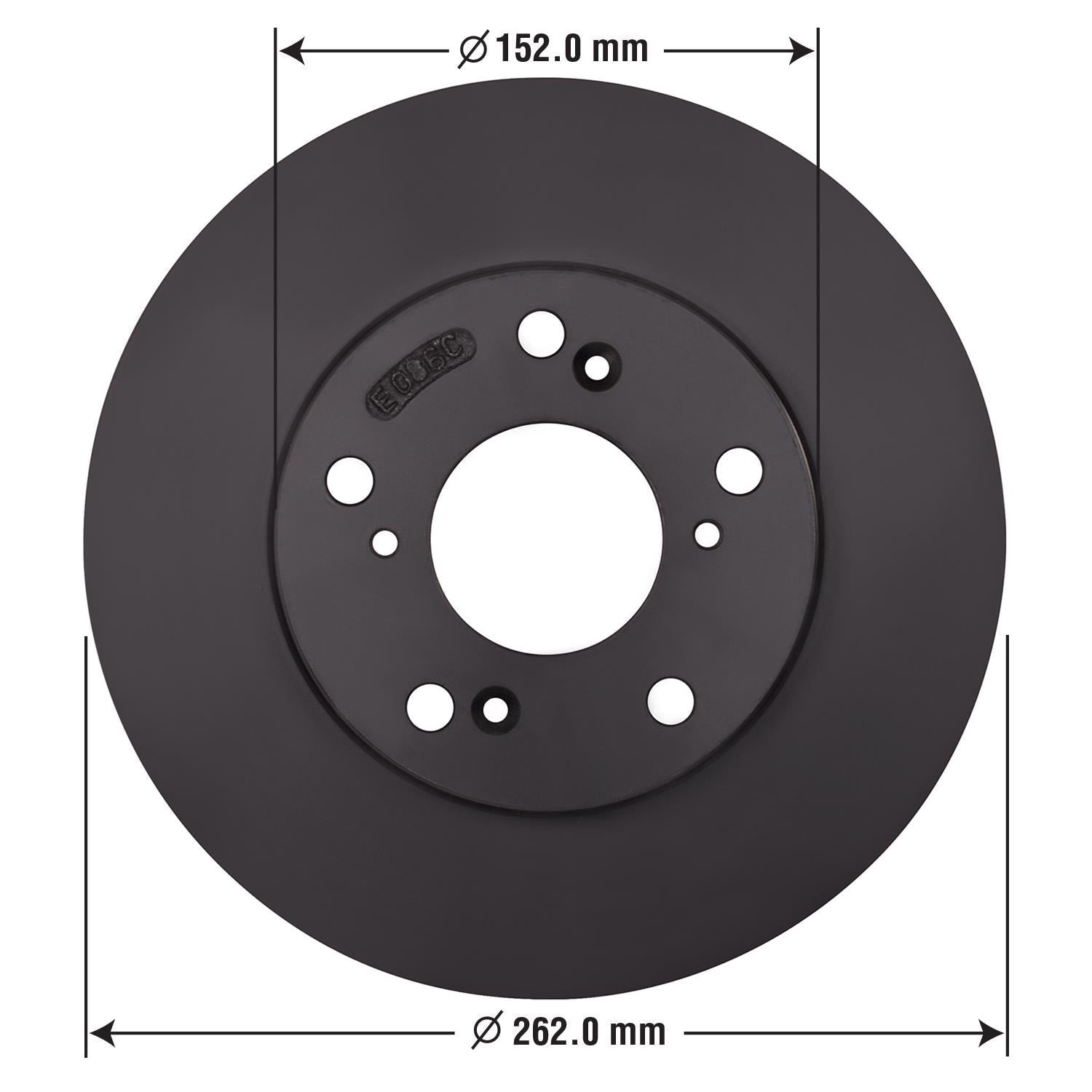 Gold Disc Brake Rotor 74007DG