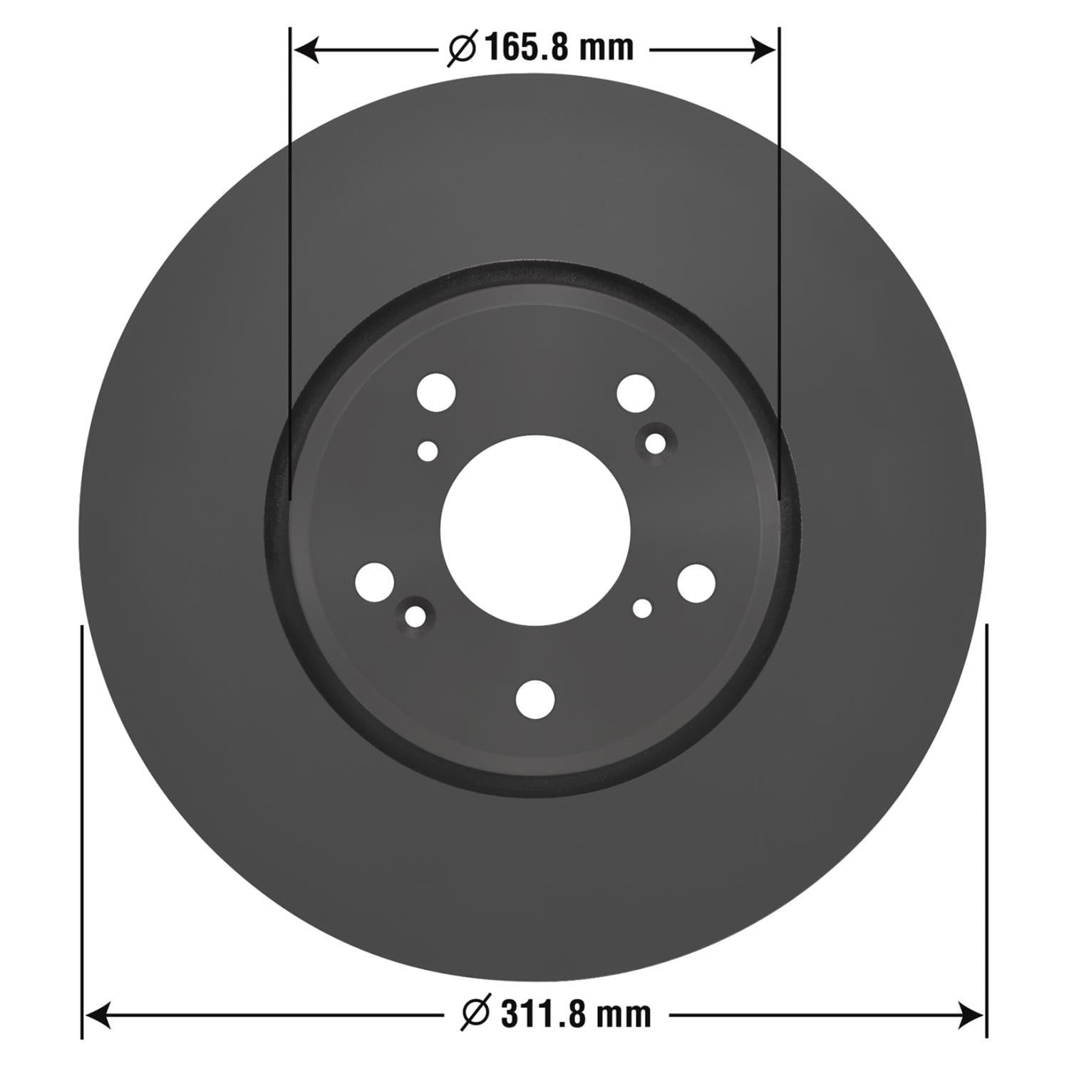 Gold Disc Brake Rotor 74015DG