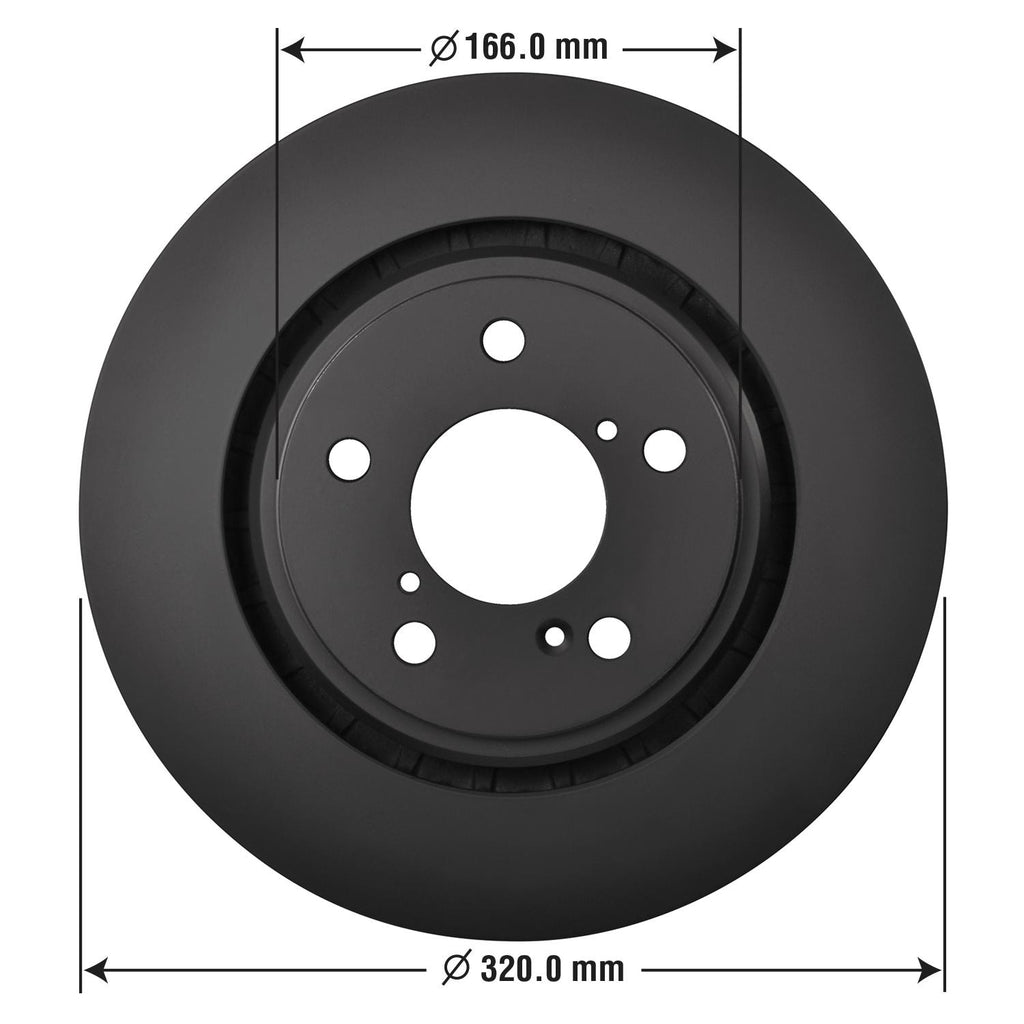 Gold Disc Brake Rotor 74026DG