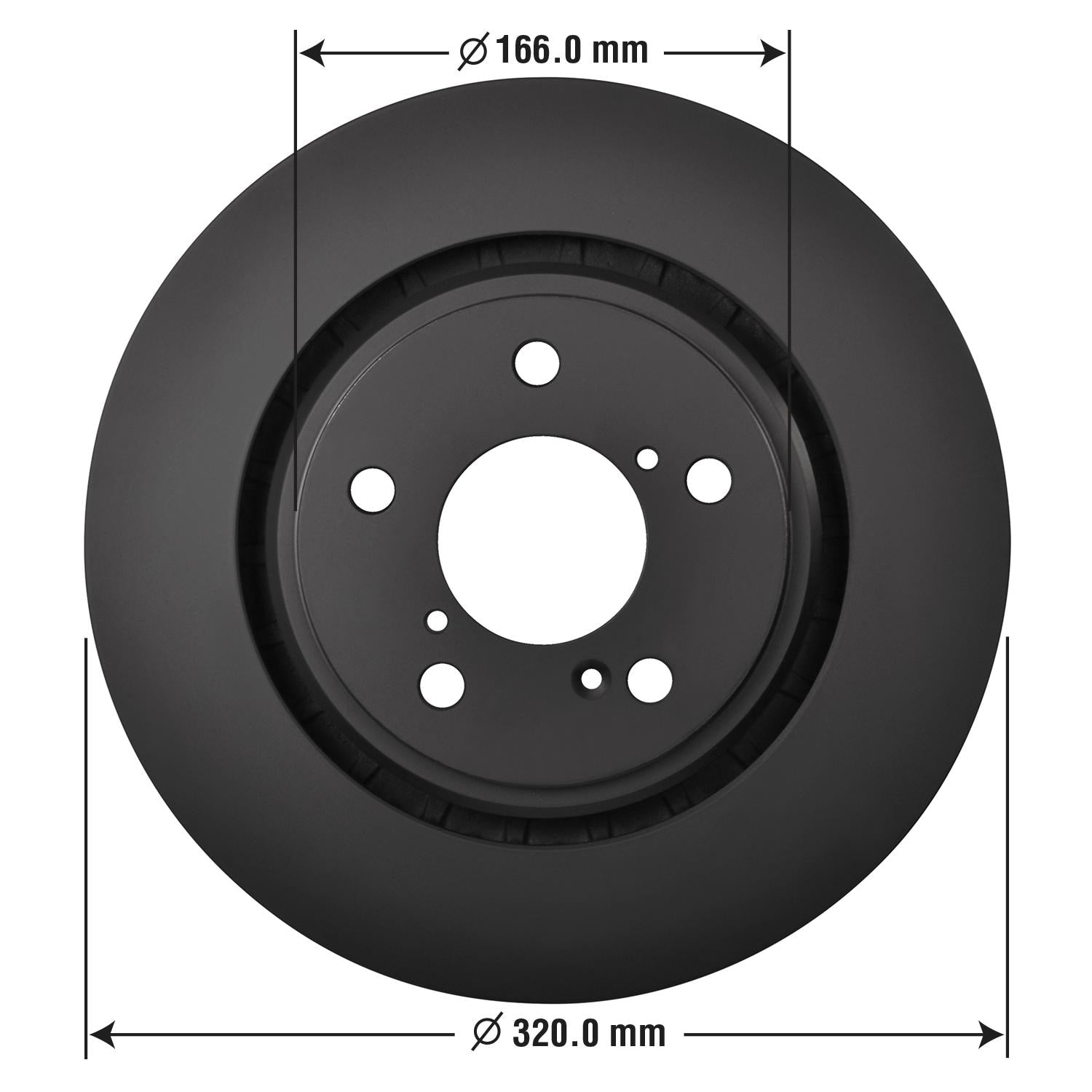 Gold Disc Brake Rotor 74026DG