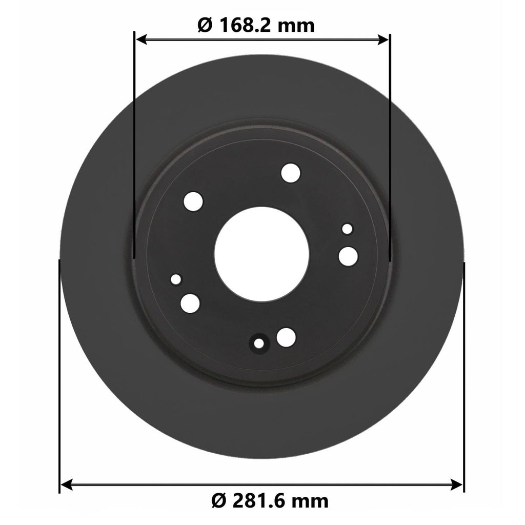 Gold Disc Brake Rotor 74034DG