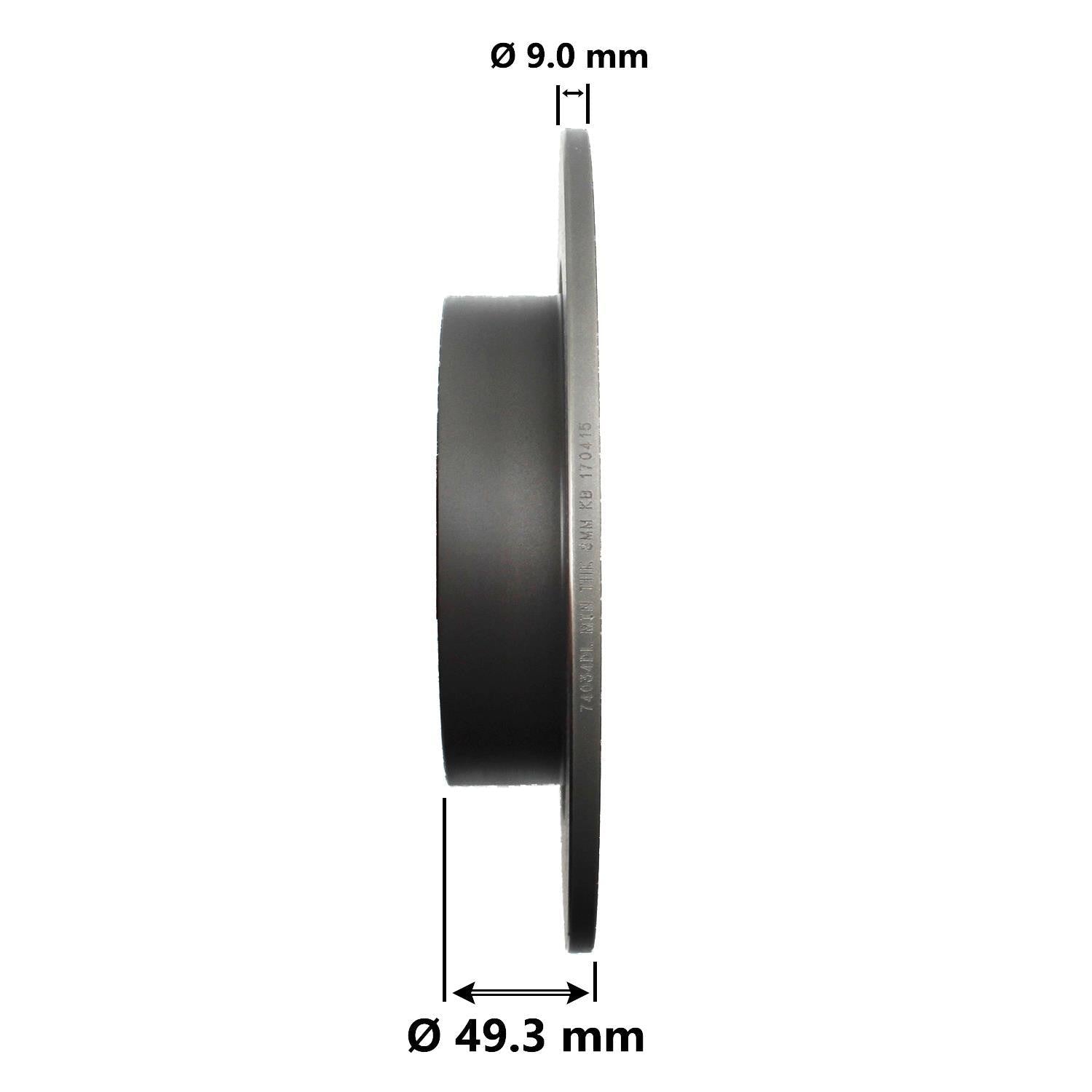 Disc Brake Rotor 74034DL