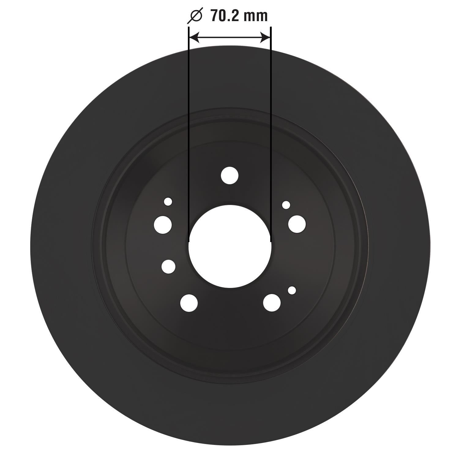 Gold Disc Brake Rotor 74037DG