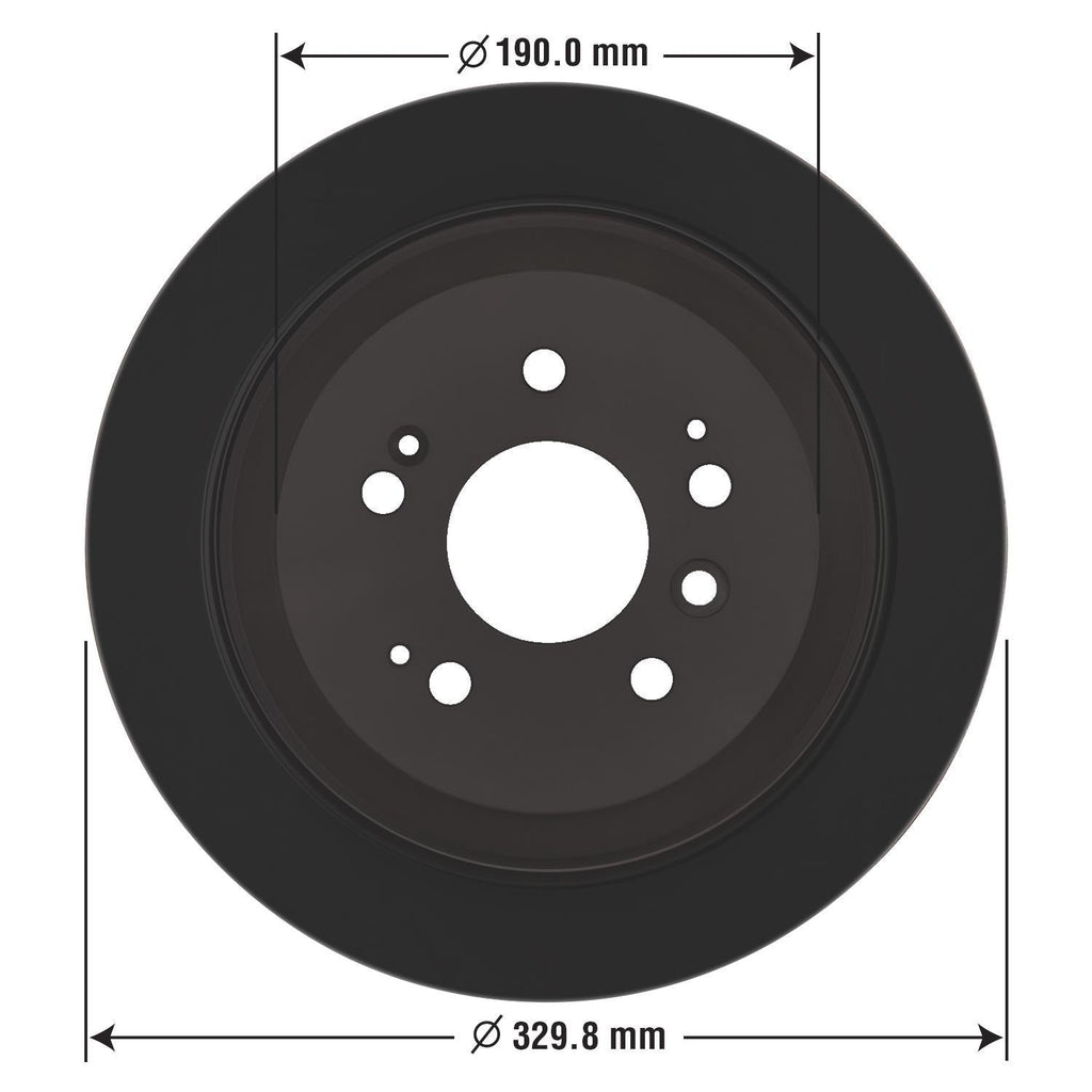 Gold Disc Brake Rotor 74037DG