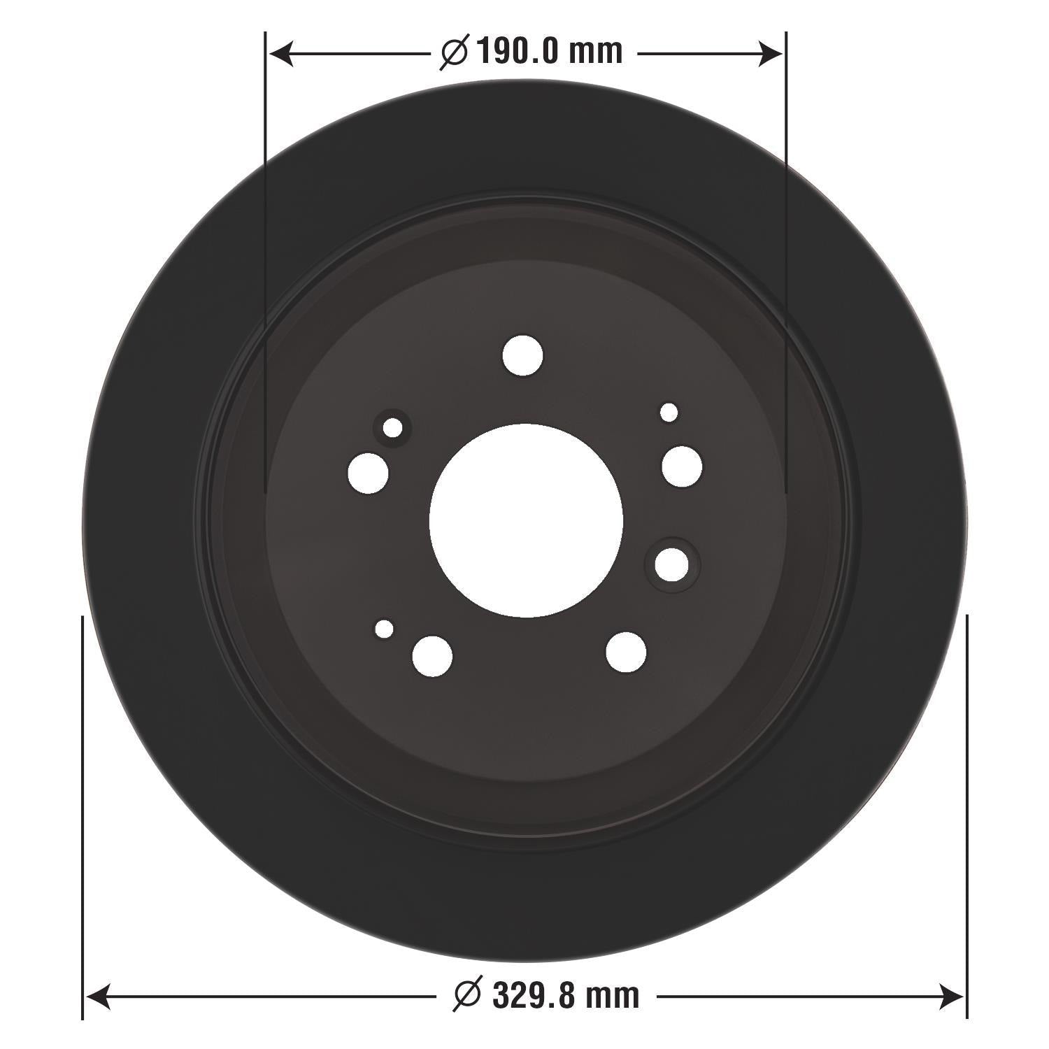 Gold Disc Brake Rotor 74037DG