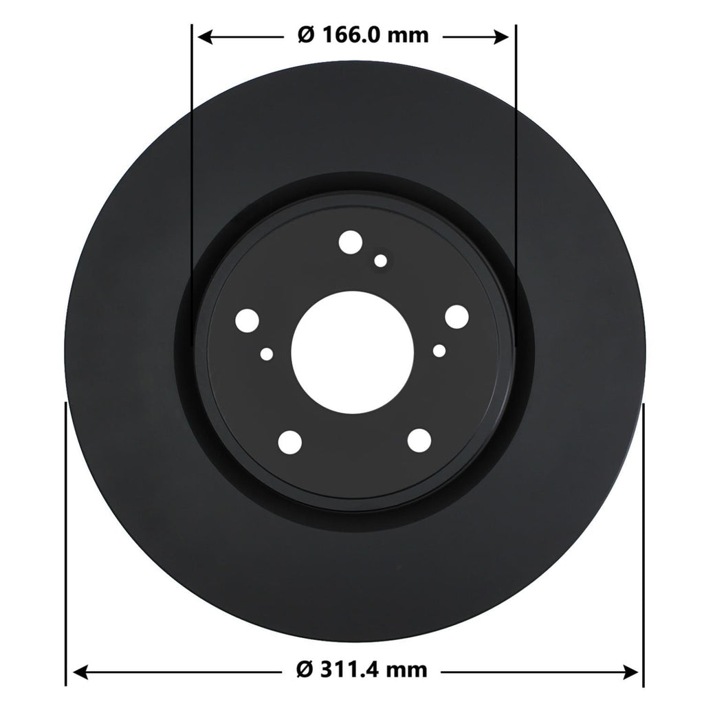 Gold Disc Brake Rotor 74040DG