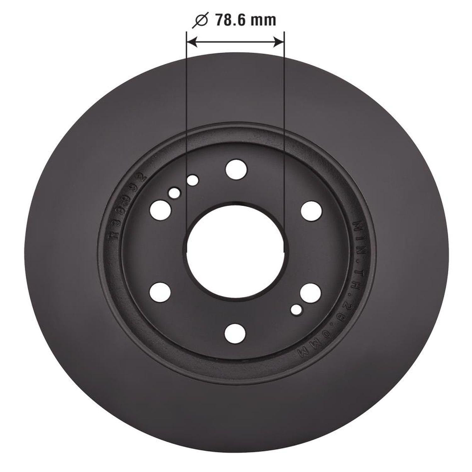 Gold Disc Brake Rotor 74062DG