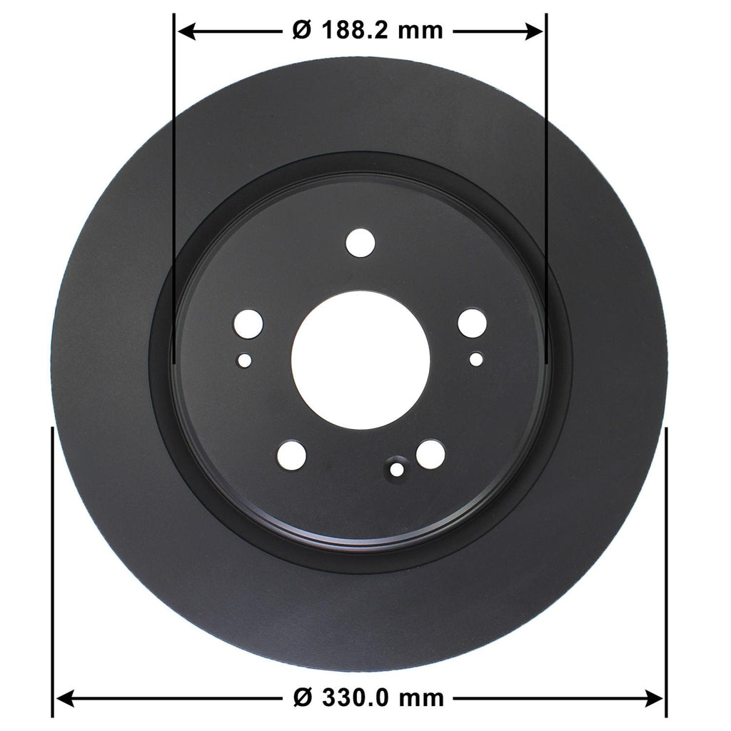 Gold Disc Brake Rotor 74068DG