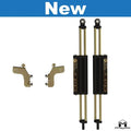 JK Wrangler Front 5.5" 6Pak BLACK Shocks, Pair