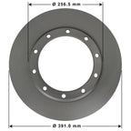 Severe Duty Disc Brake Rotor 75003SD