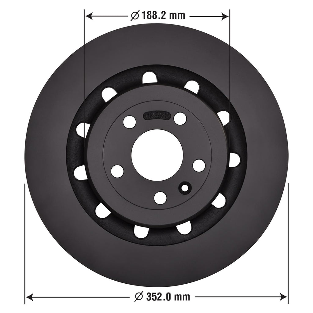 Gold Disc Brake Rotor 75010DG