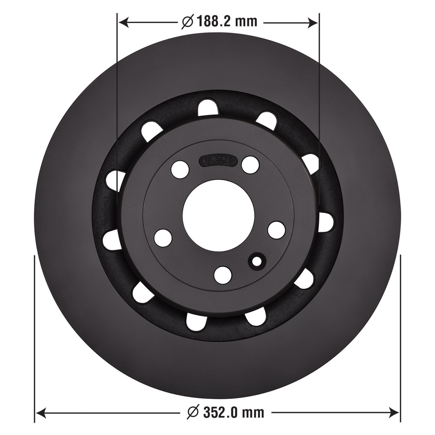 Gold Disc Brake Rotor 75010DG