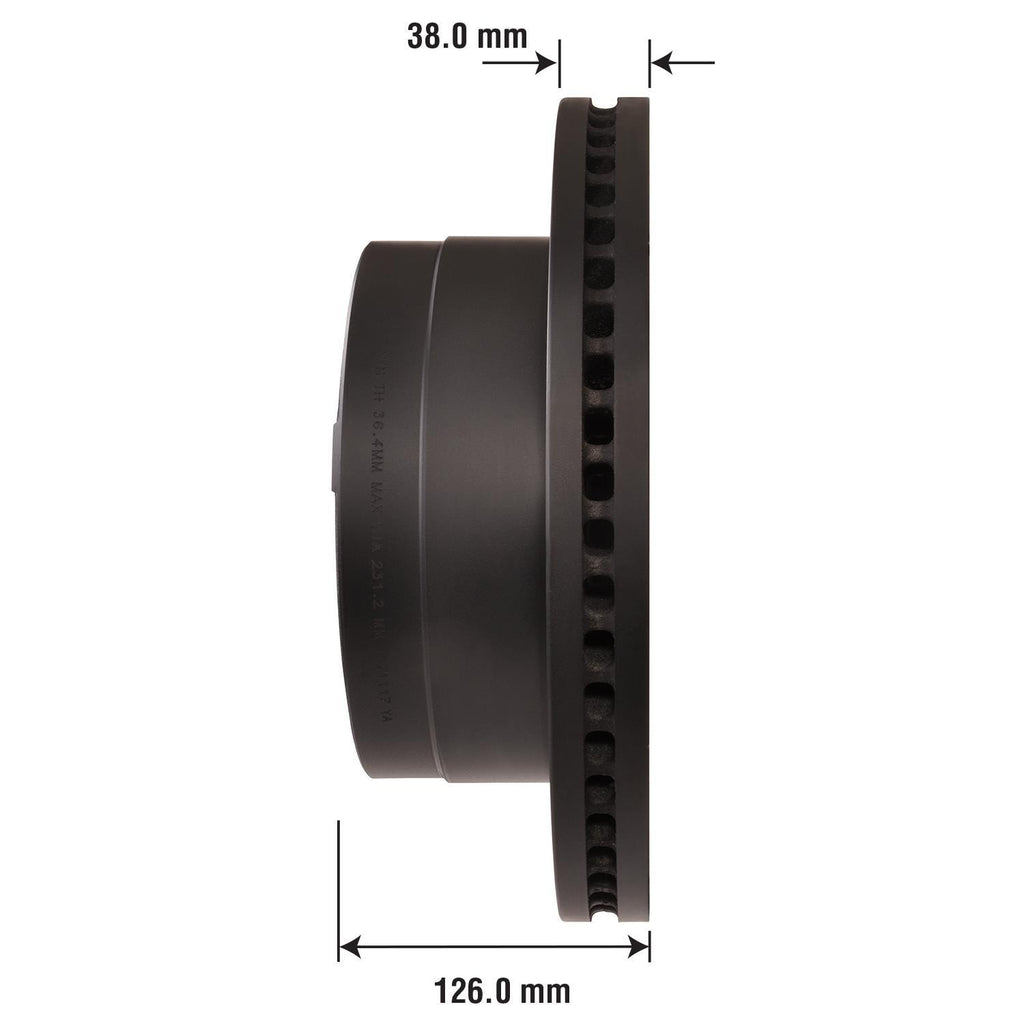 Gold Disc Brake Rotor 75016DG
