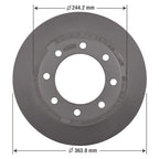 Severe Duty Disc Brake Rotor 75016SD