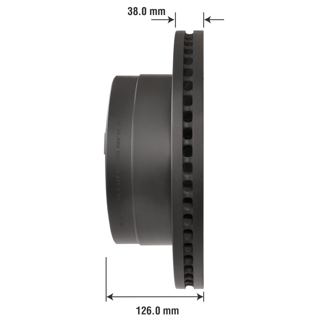 Severe Duty Disc Brake Rotor 75016SD