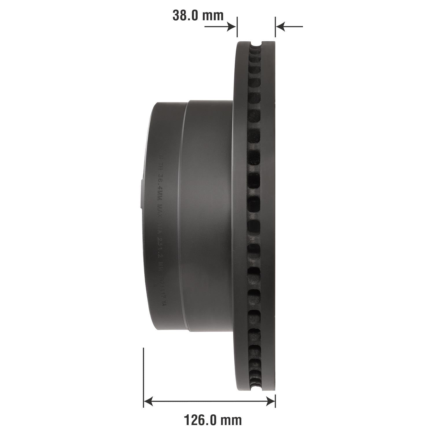 Severe Duty Disc Brake Rotor 75016SD