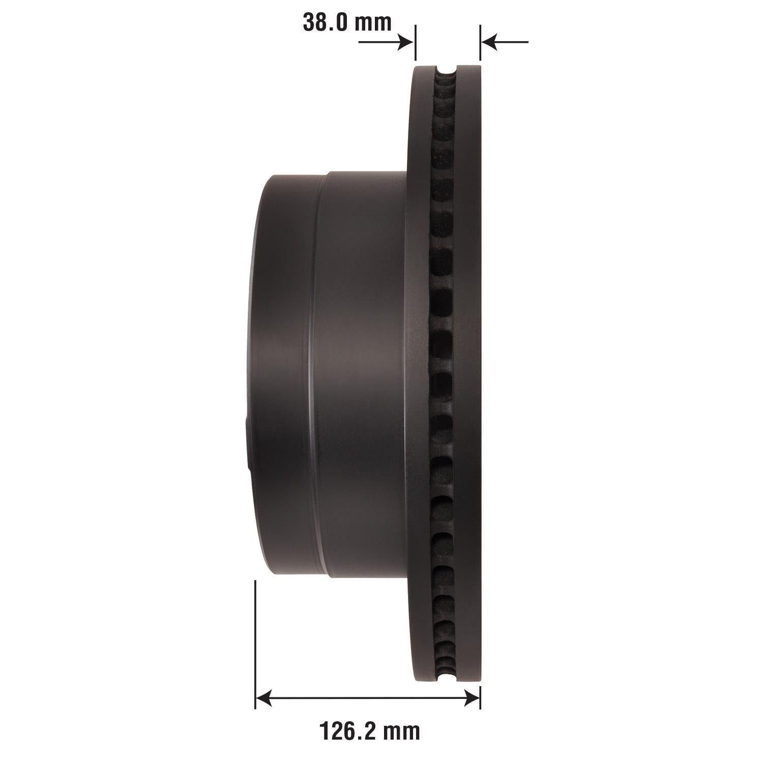 Gold Disc Brake Rotor 75018DG