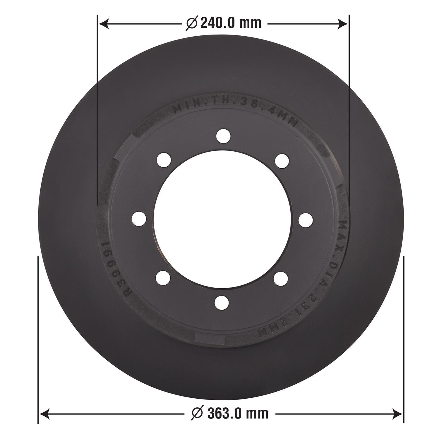 Gold Disc Brake Rotor 75018DG