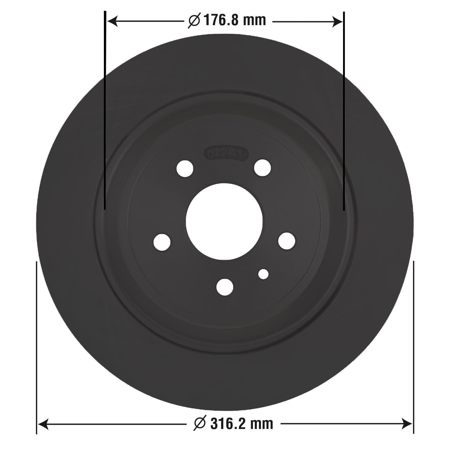 Gold Disc Brake Rotor 75020DG