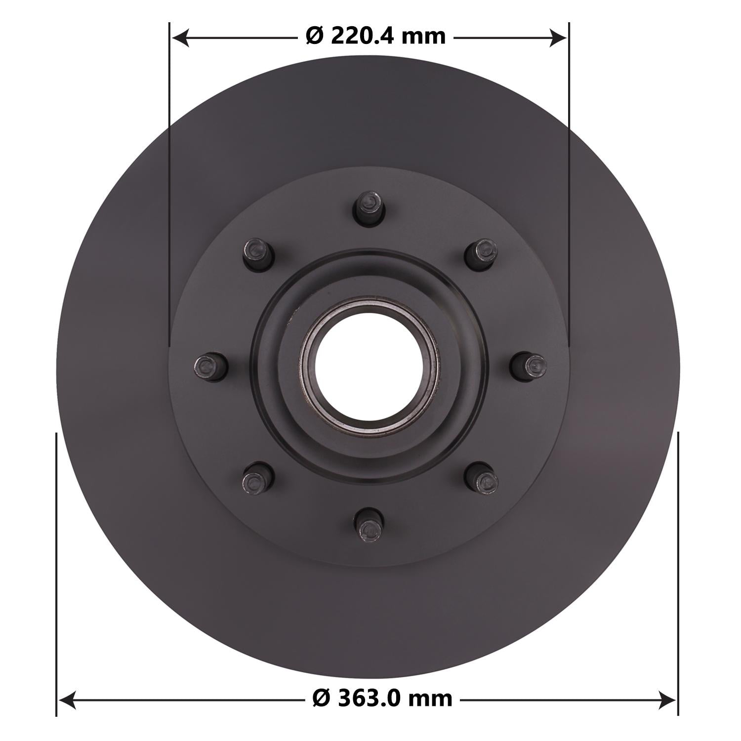 Gold Disc Brake Rotor 75027DG