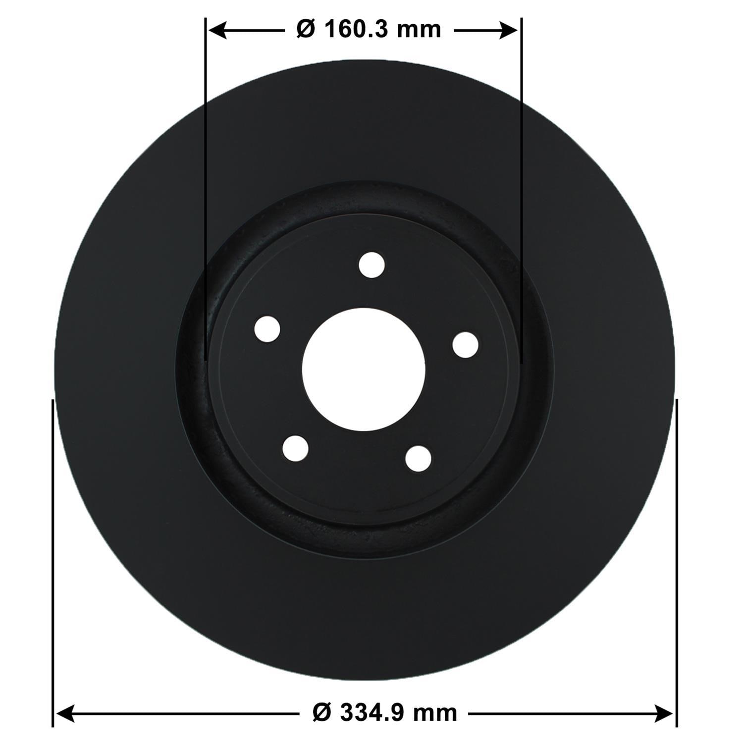 Gold Disc Brake Rotor 75028DG